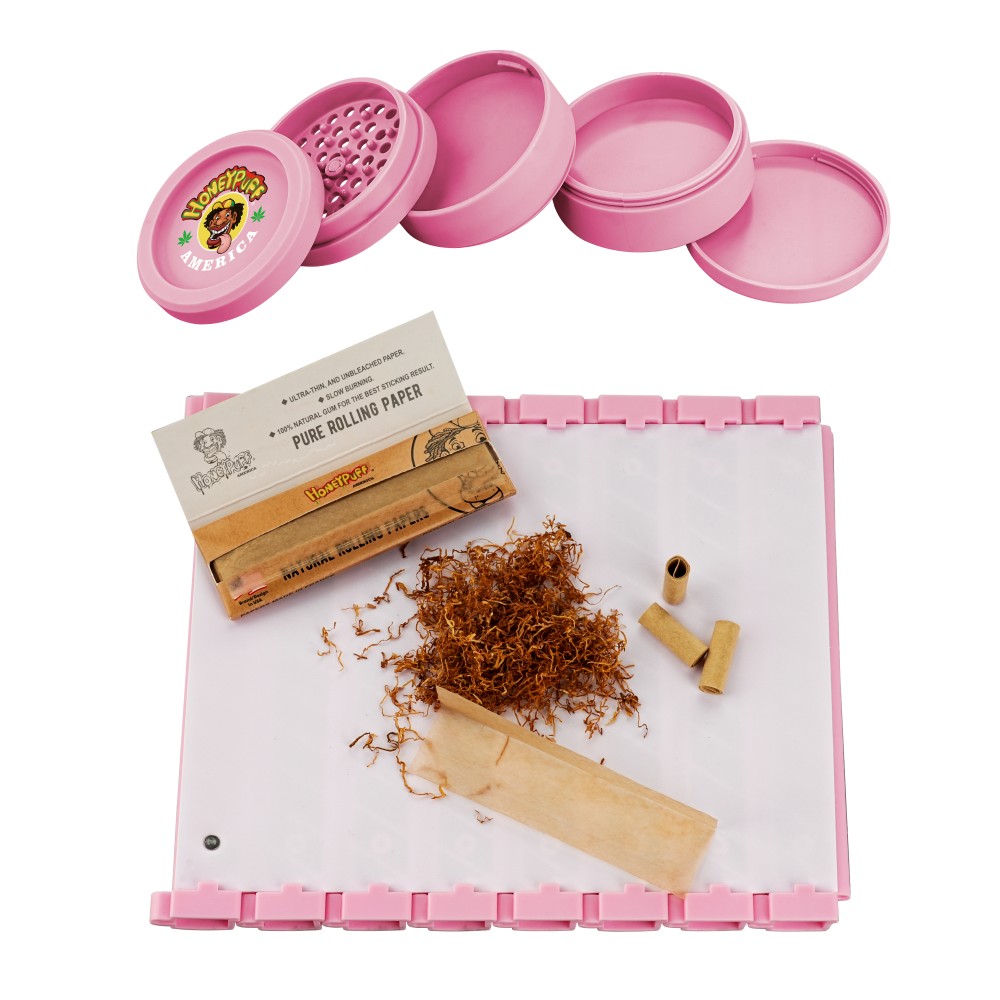 Portable Rolling Station with Grinder & Storage